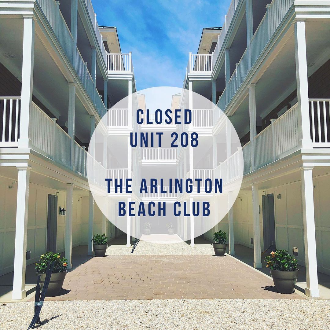 Another unit sold at The Arlington Beach Club in Ship Bottom! Contact me today f...