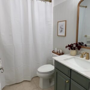 Guest bathroom remodel complete 
.
.
.
           …